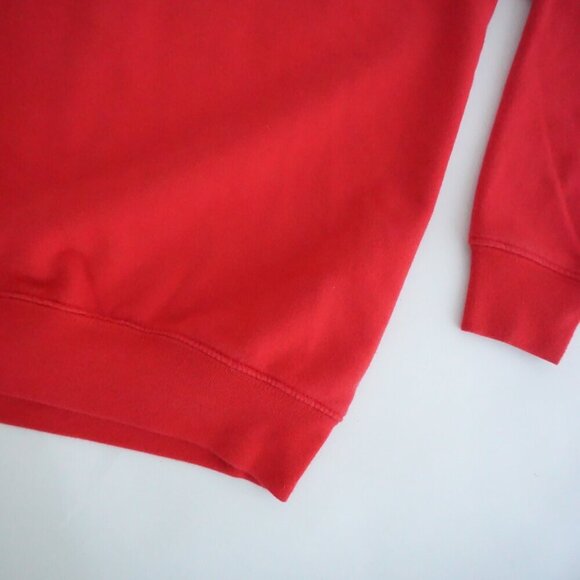 Vintage M&C Sportswear Red Embroidered Reindeer Dancer Prancer Vixen Sweater M - Picture 6 of 11